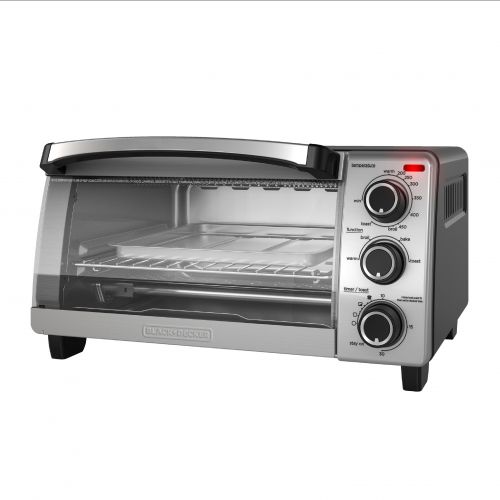  BLACK+DECKER Natural Convection Toaster Oven, Stainless Steel, TO1755SB