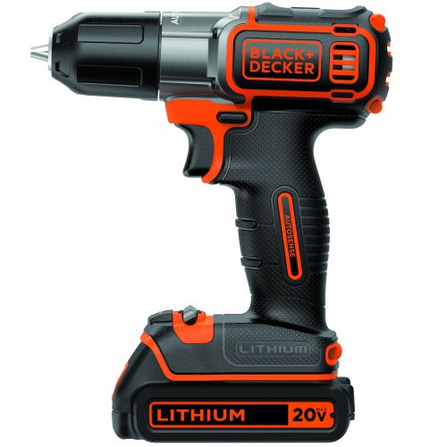  BLACK+DECKER 20-Volt MAX* Lithium-Ion Drill With Autosense, BDCDE120C