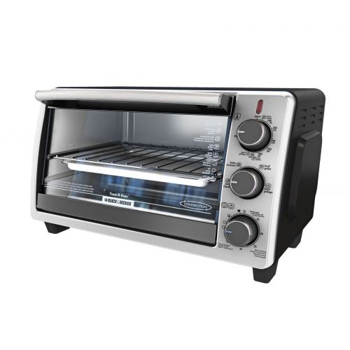 스펙트럼 BLACK+DECKER 6-Slice Toaster Oven, Black, TO1950SBD