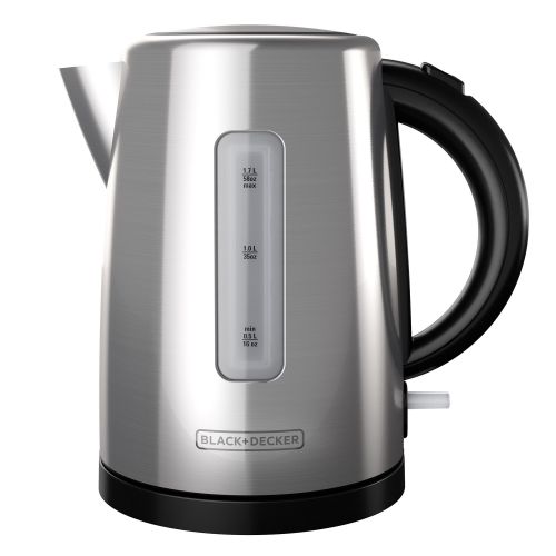  BLACK+DECKER 1.7L Cordless Kettle, Stainless Steel, KE2000SD