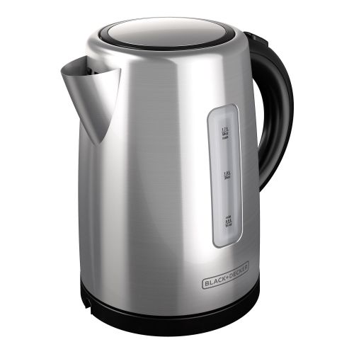  BLACK+DECKER 1.7L Cordless Kettle, Stainless Steel, KE2000SD