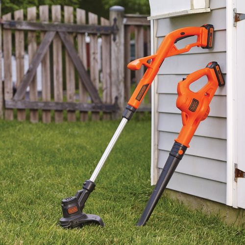  BLACK+DECKER LCC222 20V MAX* Lithium 10 String Trimmer & Hard Surface Sweeper + 2 Battery Combo Kit