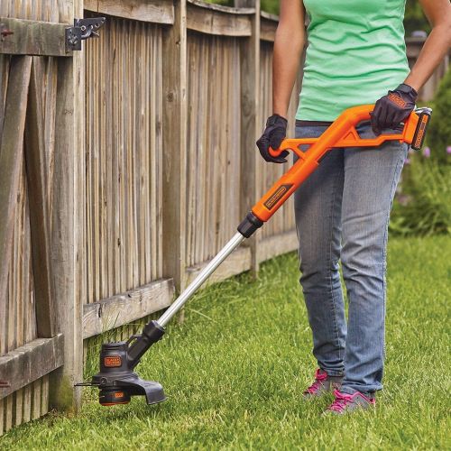  BLACK+DECKER LCC222 20V MAX* Lithium 10 String Trimmer & Hard Surface Sweeper + 2 Battery Combo Kit