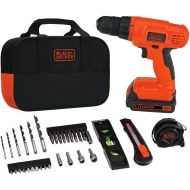 [아마존핫딜][아마존 핫딜] BLACK+DECKER 20V MAX Drill & Home Tool Kit, 34 Piece (BDCD120VA)