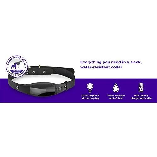  [아마존베스트]BLACK+DECKER Smart Dog Collar, GPS Tracker, 2-Way Audio, Water Resistant