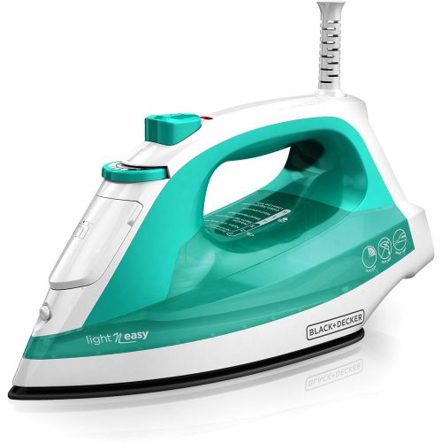  [아마존베스트]BLACK+DECKER Light N Easy Compact Steam Iron, Turquoise, IR1010