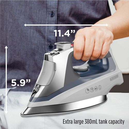  [아마존베스트]BLACK+DECKER Allure Professional Steam Iron, D3030, Blue