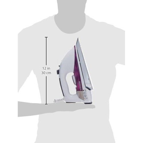  [아마존베스트]BLACK+DECKER Professional Steam Iron with Extra Large Soleplate, Purple, IR1350S