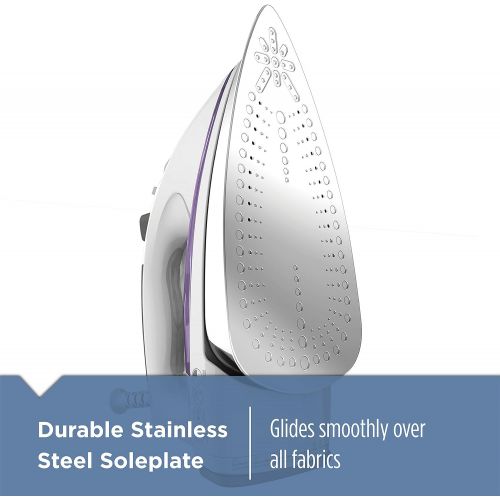  [아마존베스트]BLACK+DECKER Professional Steam Iron with Extra Large Soleplate, Purple, IR1350S