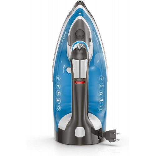  [아마존베스트]BLACK+DECKER ICR19XS One Step Steam Iron with with Stainless Nonstick Soleplate and Cord Reel, Size, Grey