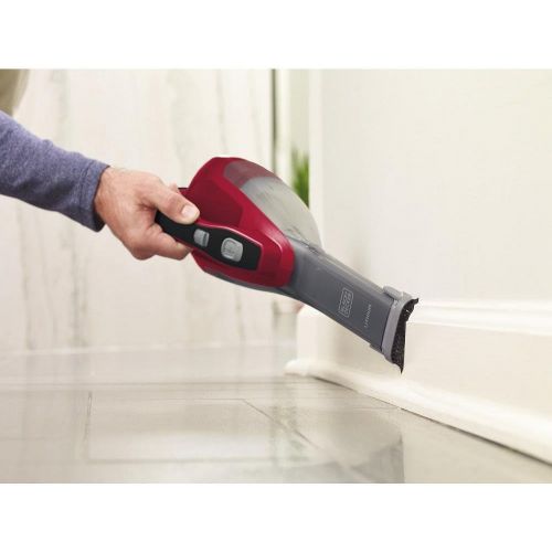  BLACK+DECKER dustbuster Handheld Vacuum, Cordless, Chili Red (HLVA320J26)