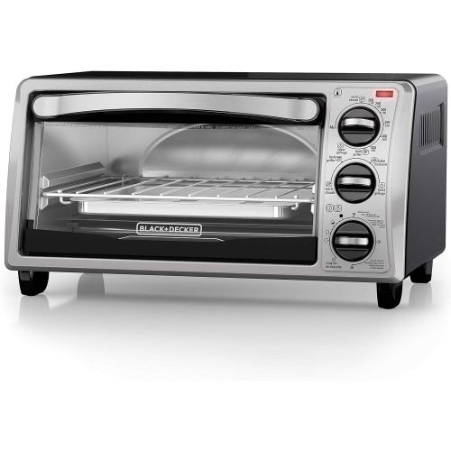  Black+Decker TO1313SBD Toaster Oven, 15.47 Inch, silver