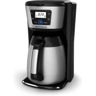 BLACK+DECKER 12-Cup Thermal Coffeemaker, Black/Silver, CM2035B