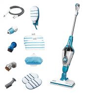 BLACK+DECKER Steam Mop with SteamGlove Handheld Steamer, 7-in-1, Corded (HSMC1361SGP)