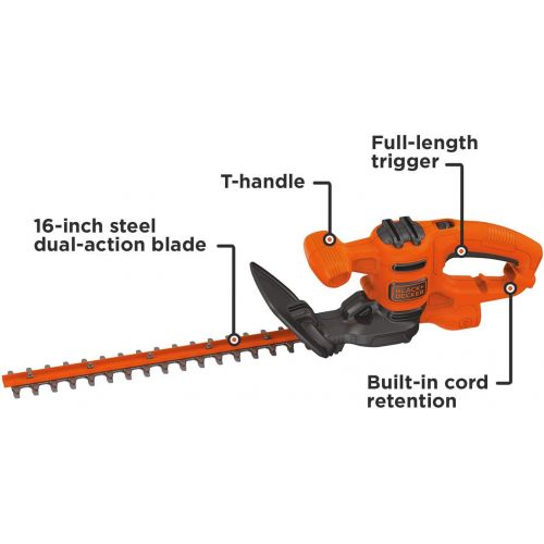  BLACK+DECKER BEHT100 Hedge Trimmer, Brown/A