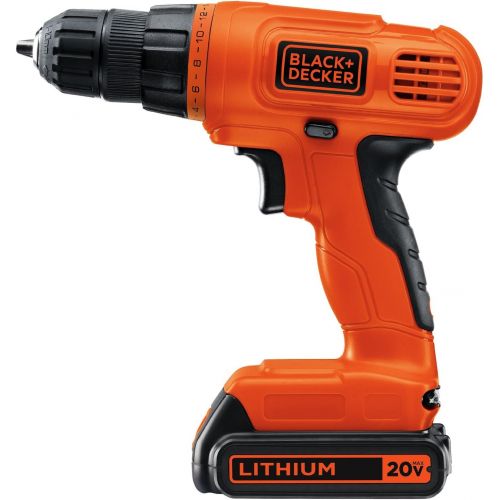  Black & Decker LD120CBFR 20V MAX Cordless Lithium-Ion 3/8 in. Drill Driver