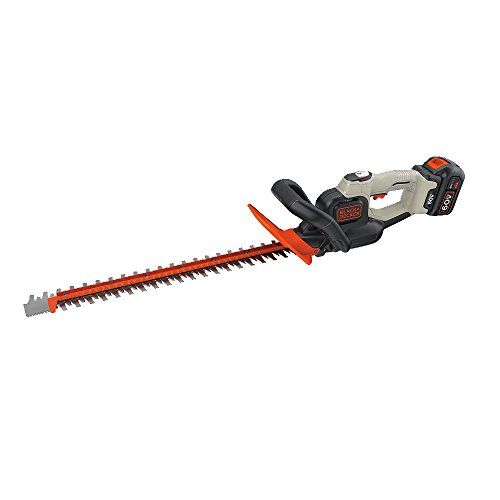  BLACK+DECKER 60V MAX Cordless Hedge Trimmer, 24-Inch (LHT360CFF)