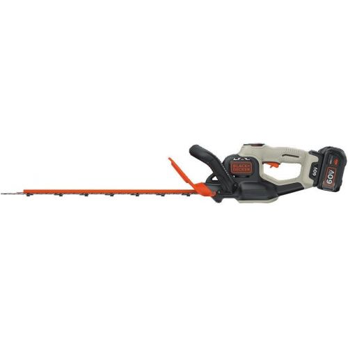  BLACK+DECKER 60V MAX Cordless Hedge Trimmer, 24-Inch (LHT360CFF)