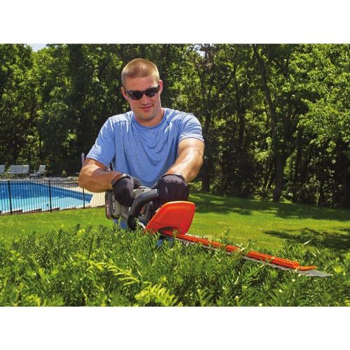  BLACK+DECKER 60V MAX Cordless Hedge Trimmer, 24-Inch (LHT360CFF)