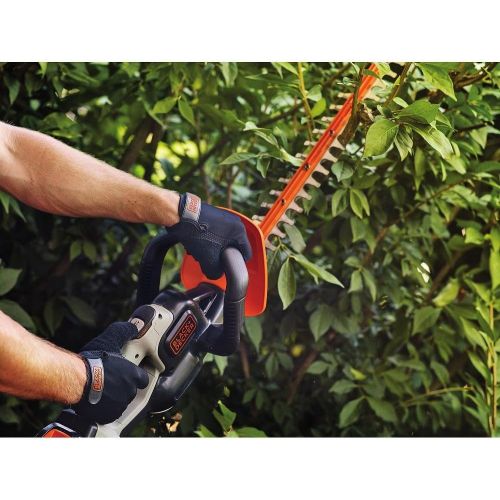  BLACK+DECKER 60V MAX Cordless Hedge Trimmer, 24-Inch (LHT360CFF)