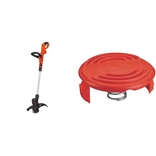  BLACK+DECKER String Trimmer/Edger with Trimmer Line Cap and Spring for AFS Trimmer (ST8600 & RC-100-P)