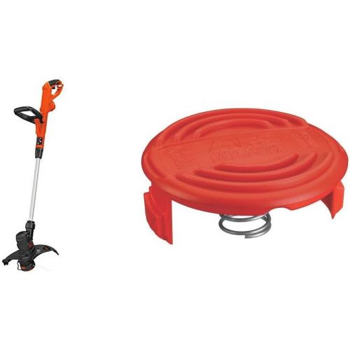  BLACK+DECKER String Trimmer/Edger with Trimmer Line Cap and Spring for AFS Trimmer (ST8600 & RC-100-P)
