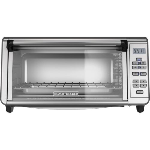  Black+Decker TO3290XSD TO3290XSBD Toaster Oven, 8-Slice, Stainless Steel