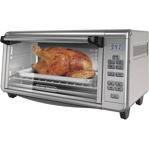  Black+Decker TO3290XSD TO3290XSBD Toaster Oven, 8-Slice, Stainless Steel