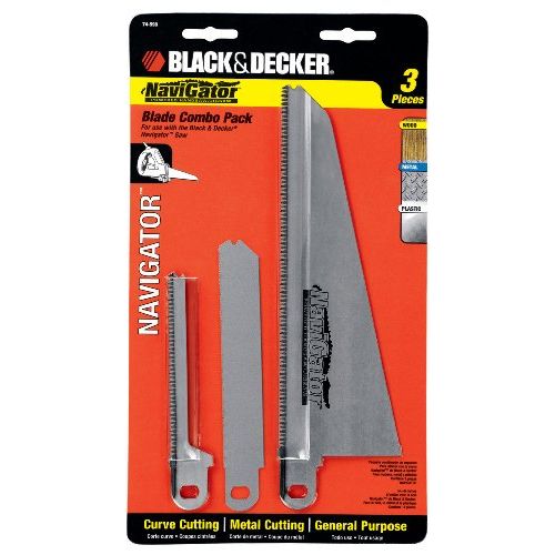  BLACK+DECKER 74-598 Navigator Combo Set, 3-Piece Blade set for Handsaw