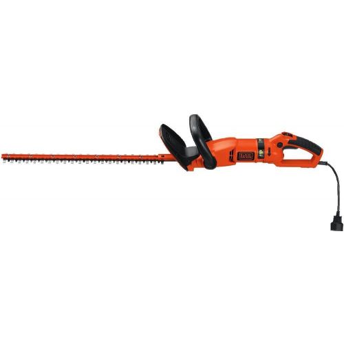  BLACK+DECKER HH2455 3.3-Amp HedgeHog Hedge Trimmer with Rotating Handle And Dual Blade Action Blades, 24