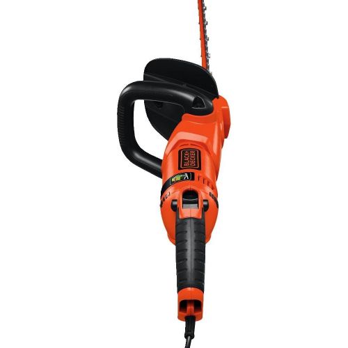  BLACK+DECKER HH2455 3.3-Amp HedgeHog Hedge Trimmer with Rotating Handle And Dual Blade Action Blades, 24