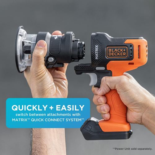  BLACK+DECKER BDCMTR Matrix Router Attachment