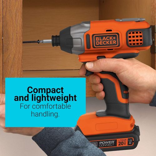  BLACK+DECKER BDCI20B 20V MAX Lithium Impact Driver Baretool