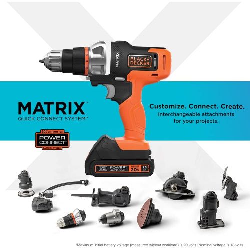  BLACK+DECKER BDCMTRS Matrix Reciprocating Saw Attachment - BDCDMTRS