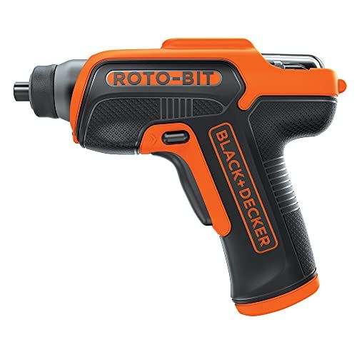  BLACK+DECKER 4V MAX Cordless Screwdriver with Bit Storage (BDCS50C),Orange