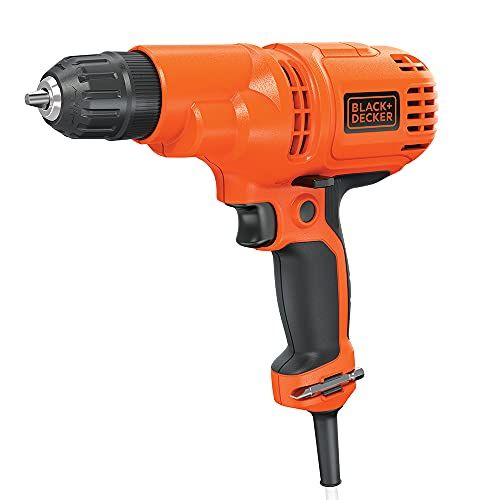  BLACK+DECKER Corded Drill, 5.2-Amp, 3/8-Inch (DR260C)