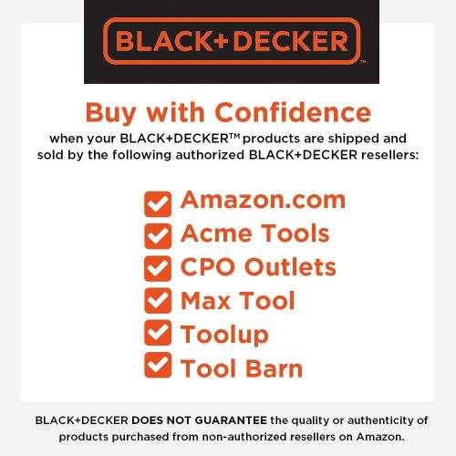 BLACK+DECKER 20V MAX Lithium Battery 1.3 Amp Hour, 2-Pack (LBXR20B-2)