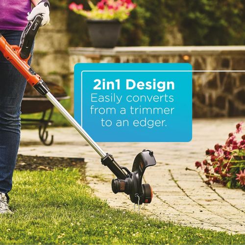  BLACK+DECKER 40V MAX String Trimmer / Edger, 13-Inch (LST140C)