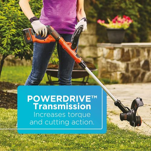  BLACK+DECKER 40V MAX String Trimmer / Edger, 13-Inch (LST140C)