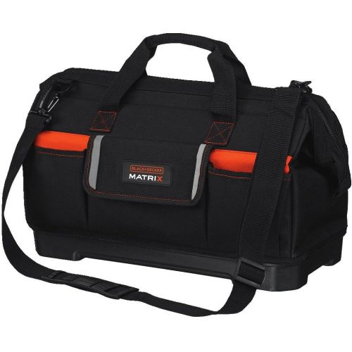  BLACK+DECKER Tool Tote Bag for Matrix System, Wide-Mouth (BDCMTSB)