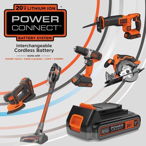  Black & Decker BDCRO20C 20V MAX Random Orbit Sander with Battery and Charger