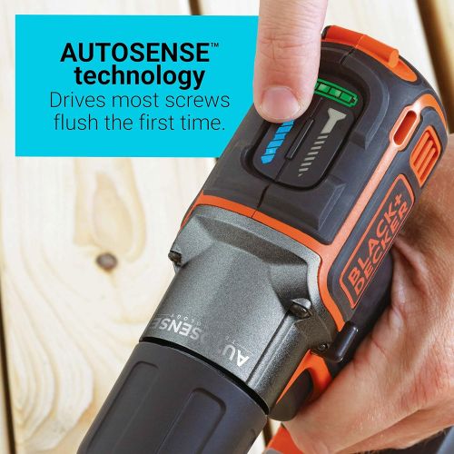  BLACK+DECKER BDCDE120C 20V MAX Lithium-Ion Drill/Driver with Autosense Technology