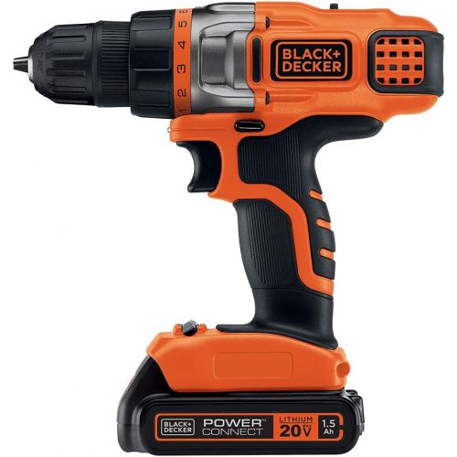  BLACK+DECKER LDX220C 20V MAX 2-Speed Cordless Drill Driver (Includes Battery and Charger)