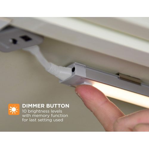  BLACK+DECKER LEDUC9-5WK LED Under Cabinet Kit with Motion Sensor, Dimmable Kitchen Accent Lighting, Tool-Free Install, Warm White 2700k, 9 Length, 5-Bars