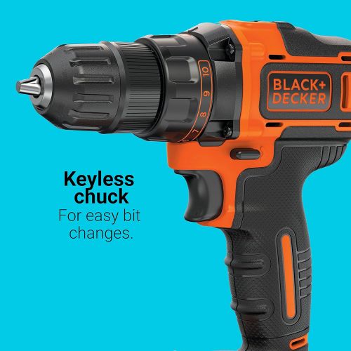  BLACK+DECKER 20V MAX Cordless Drill/Driver Variable Speed (BDCDD220C)