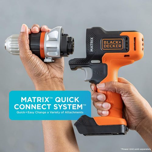  BLACK+DECKER 20V MAX Matrix Cordless Drill/Driver (BDCDMT120C)