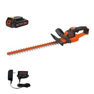 BLACK+DECKER 20V MAX Cordless Hedge Trimmer with POWERCOMMAND Powercut, 22-Inch (LHT321FF)