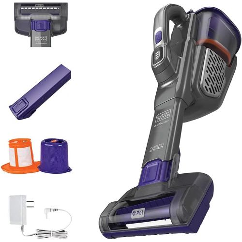  BLACK+DECKER dustbuster Handheld Vacuum, Cordless, AdvancedClean+, Gray (HHVK515JP07)