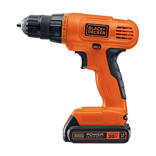  BLACK+DECKER 20V MAX Cordless Drill / Driver with 30-Piece Accessories (LD120VA)