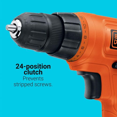  BLACK+DECKER 20V MAX Cordless Drill / Driver with 30-Piece Accessories (LD120VA)